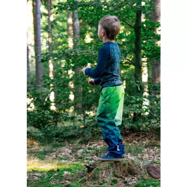  Pantaloni de softshell pentru bebeluși WAMU MOZAIKA VERDE 