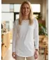 Tricou de damă cu mâneci lungi SAM 73 SHERRI WT 897 ALB