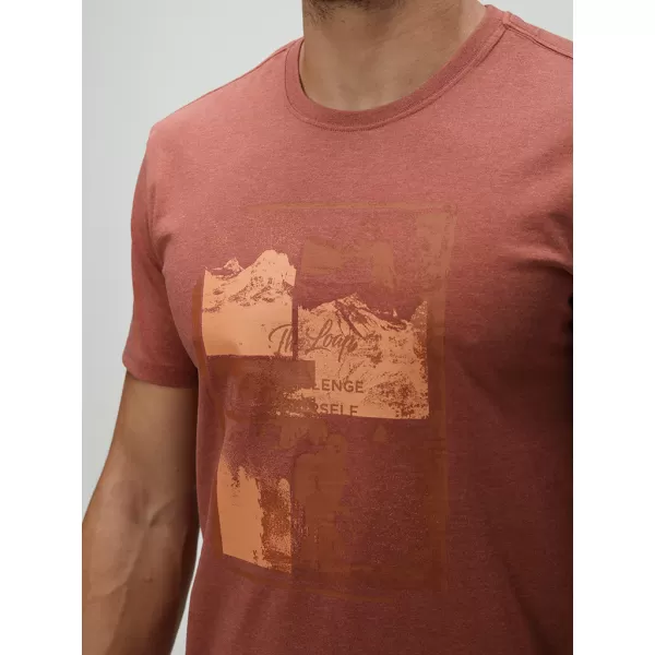  Tricou pentru bărbați LOAP BOND CLM2361 MARO 