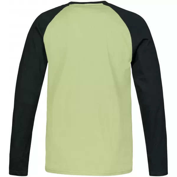  Tricou pentru bărbați cu mâneci lungi HANNAH HANES PIATRĂ DE MUŞCHI/ANTRACIT 