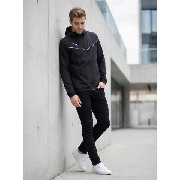  Jachetă pentru bărbați PUMA TEAMRISE ALL WEATHER JACKET 657396-03 NEGRU 
