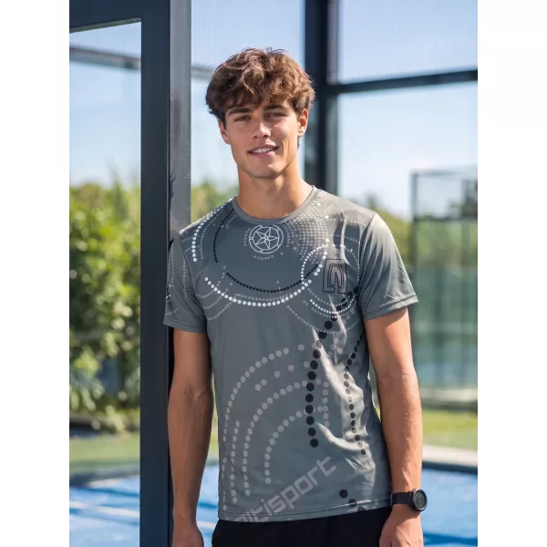  Tricou premium pentru bărbați ALTISPORT VOJ/ALM003TR01 GRAFIT 