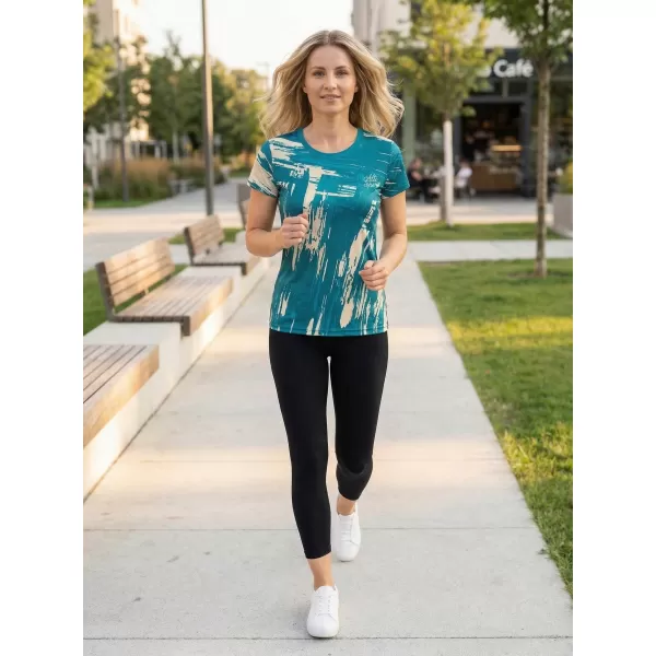  Tricou funcțional premium pentru femei ALTISPORT VOJ/ALW010TR01 KEROSEN/ALBASTRU 