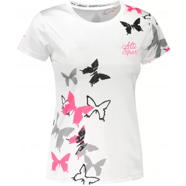  Tricou funcțional premium pentru femei ALTISPORT VOJ/ALW002TR01 ALB 