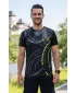 Tricou premium pentru bărbați ALTISPORT VOJ/ALM003TR01 NEGRU ȘI GALBEN