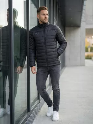 Jachetă pentru bărbați PUMA TEAMLIGA LIGHT JACKET 657617-03 NEGRU