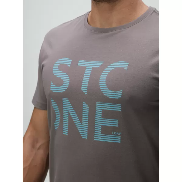  Tricou pentru bărbați LOAP ALDOM CLM2359 GRI 