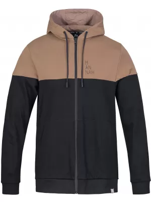 Hanorac pentru bărbați HANNAH FEZCO HOODY ANTRACIT/COCA MOCHA