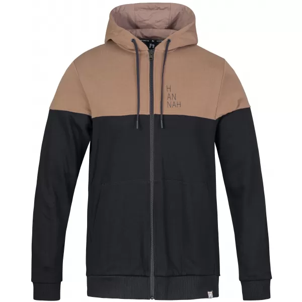  Hanorac pentru bărbați HANNAH FEZCO HOODY ANTRACIT/COCA MOCHA 