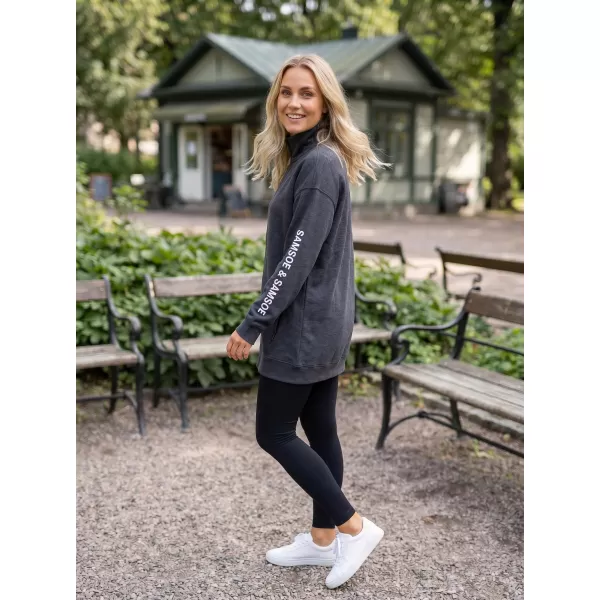  Hanorac prelungit dama SAM 73 ASAJJ WM 781 NEGRU 