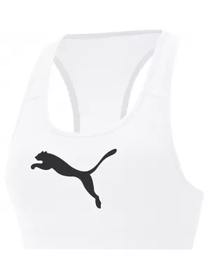 Sutien de damă PUMA MID IMPACT 4KEEPS GRAPHIC BRA PM 520306-52 ALB
