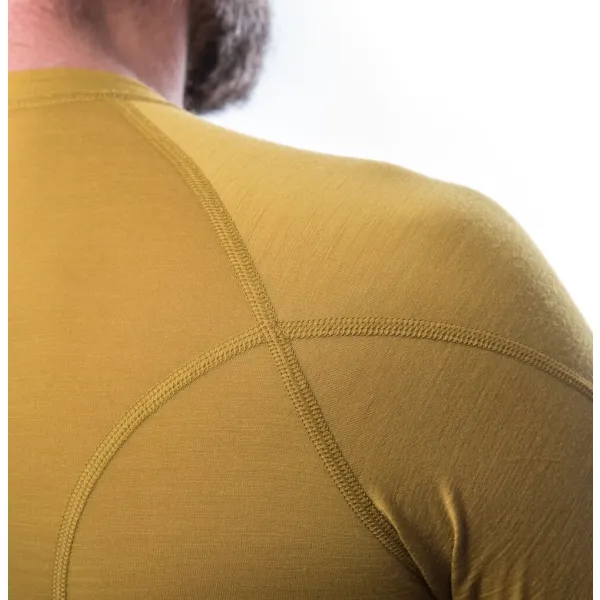  Tricou termic pentru bărbați SENSOR MERINO AIR MUSTARD 