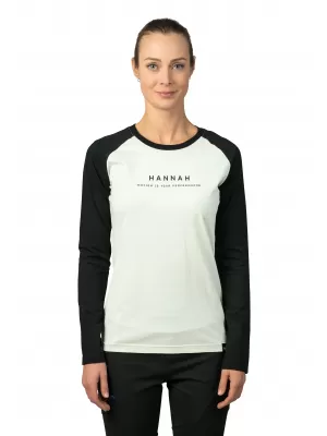 Tricou de damă cu mâneci lungi HANNAH PRIM ALBASTRU ZORI/ANTRACIT