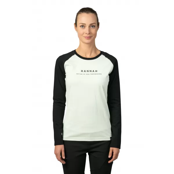  Tricou de damă cu mâneci lungi HANNAH PRIM ALBASTRU ZORI/ANTRACIT 