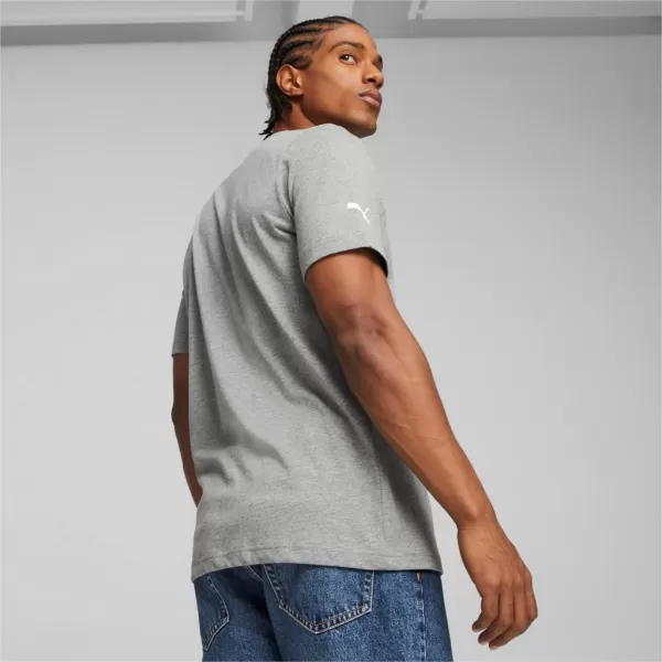  Tricou pentru bărbați PUMA BMW MMS ESS LOGO TEE 621314-03 GRI 
