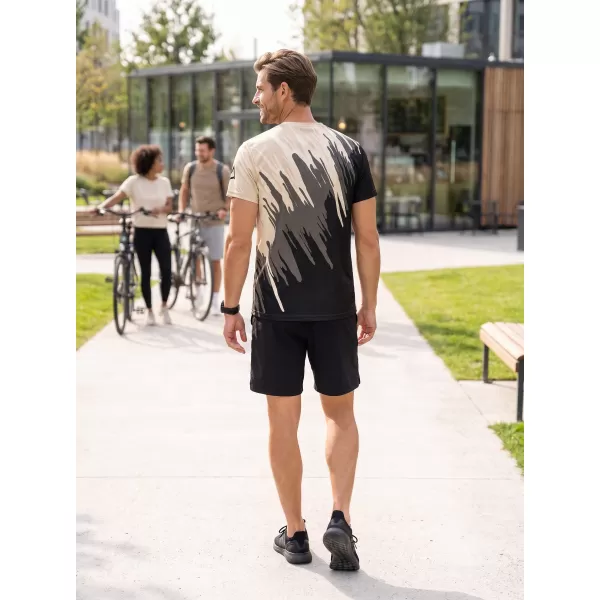  Tricou funcțional premium pentru bărbați ALTISPORT VOJ/ALM006TR01 NEGRU MARO 
