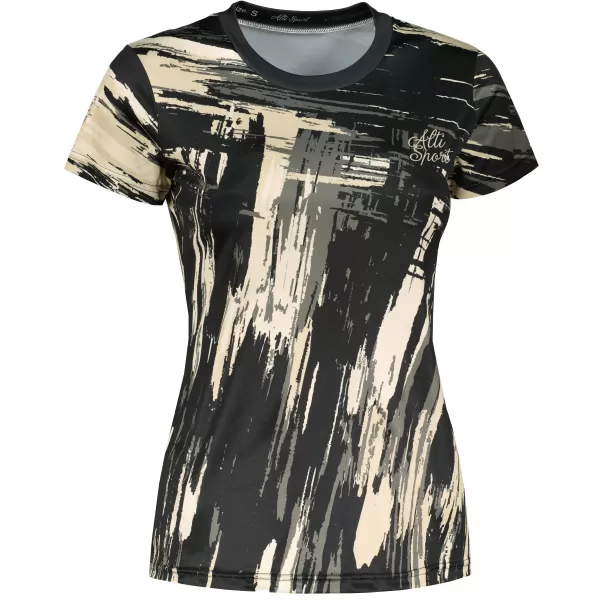  Tricou funcțional premium pentru femei ALTISPORT VOJ/ALW010TR01 NEGRU MARO 