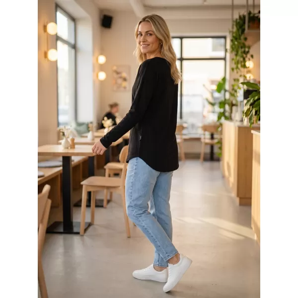  Tricou de damă cu mâneci lungi SAM 73 SHERRI WT 897 NEGRU 