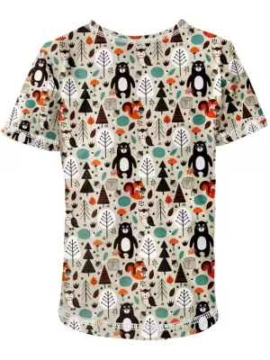 Short -sleeved t -thirt WAMU KAMARÁDI Z LESA MARO