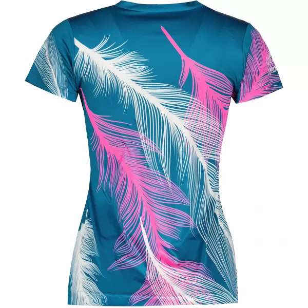  Tricou funcțional premium pentru femei ALTISPORT VOJ/ALW001TR01 BENZINĂ/ROZ 
