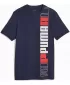 Tricou pentru bărbați PUMA ESS+ LOGO LAB TEE 675916-06 ALBASTRU