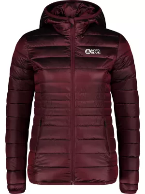 Geaca matlasata de dama NORDBLANC SPARKLE NBWJL7947 BURGUNDIA