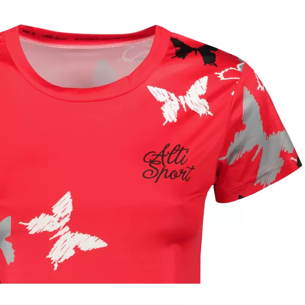  Tricou funcțional premium pentru femei ALTISPORT VOJ/ALW002TR01 ROȘU 