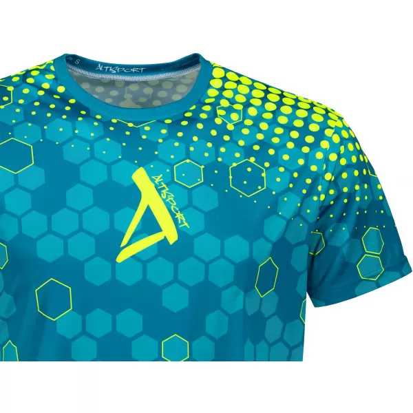  Tricou funcțional premium pentru bărbați ALTISPORT VOJ/ALM005TR01 KEROSEN/GALBEN 