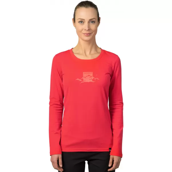  Tricou de damă cu mâneci lungi HANNAH ELARA HIBISCUS 