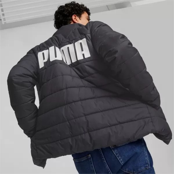  Jachetă pentru bărbați PUMA ESS+ PADDED JACKET 849349-01 NEGRU 