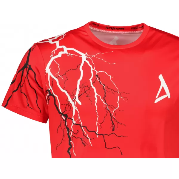  Tricou premium pentru bărbați ALTISPORT VOJ/ALM004TR01 ROȘU 