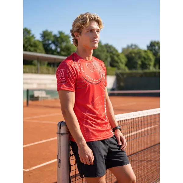  Tricou premium pentru bărbați ALTISPORT VOJ/ALM003TR01 ROȘU 