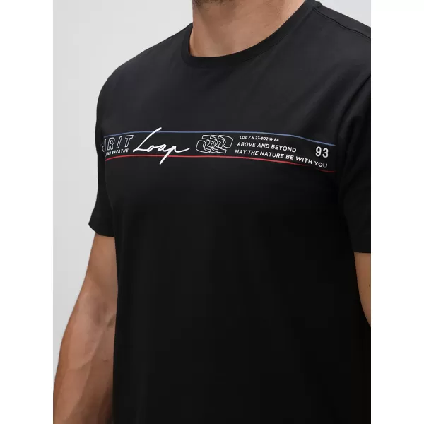  Tricou pentru bărbați LOAP ALPACO CLM2358 NEGRU 