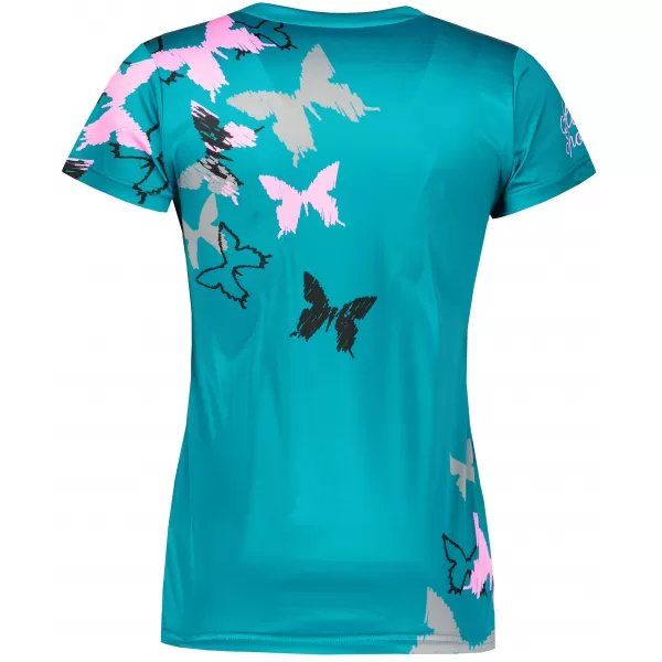  Tricou funcțional premium pentru femei ALTISPORT VOJ/ALW002TR01 SMARALD/ROZ DESCHIS 