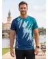 Tricou funcțional premium pentru bărbați ALTISPORT VOJ/ALM006TR01 KEROSEN/ALBASTRU