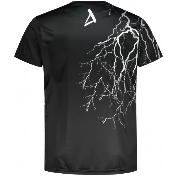  Tricou premium pentru bărbați ALTISPORT VOJ/ALM004TR01 ALB-NEGRU 