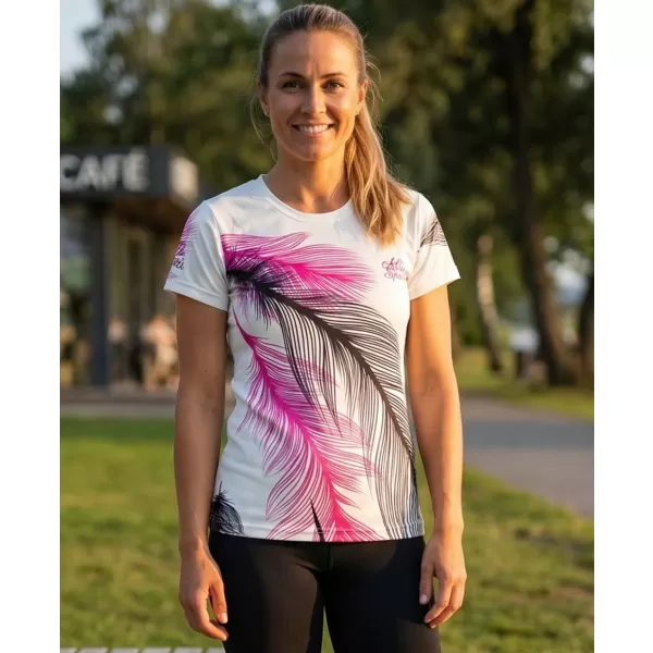  Tricou funcțional premium pentru femei ALTISPORT VOJ/ALW001TR01 ALB 