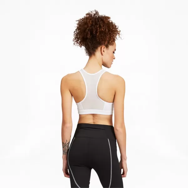  Sutien de damă PUMA MID IMPACT 4KEEPS GRAPHIC BRA PM 520306-52 ALB 