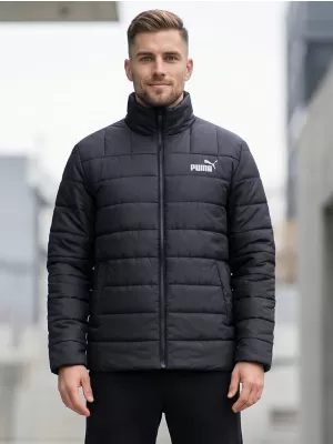Jachetă pentru bărbați PUMA ESS+ PADDED JACKET 849349-01 NEGRU