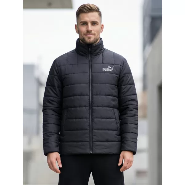  Jachetă pentru bărbați PUMA ESS+ PADDED JACKET 849349-01 NEGRU 