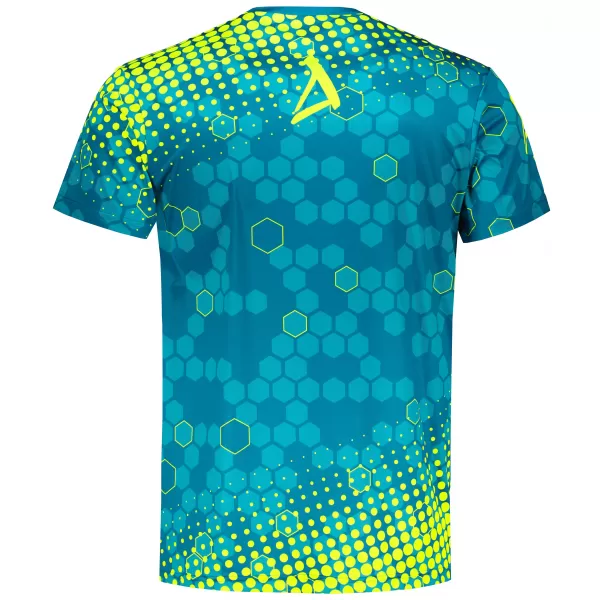  Tricou funcțional premium pentru bărbați ALTISPORT VOJ/ALM005TR01 KEROSEN/GALBEN 