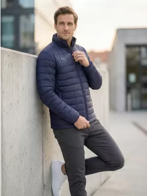 Jachetă pentru bărbați PUMA TEAMLIGA LIGHT JACKET 657617-06 ALBASTRU