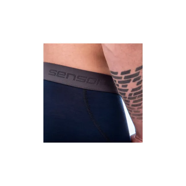  Boxeri bărbătești SENSOR MERINO ACTIVE DEEP BLUE 