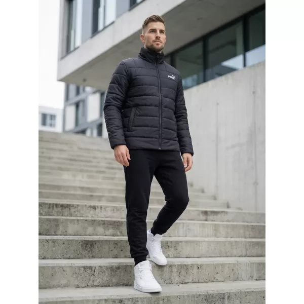  Jachetă pentru bărbați PUMA ESS+ PADDED JACKET 849349-01 NEGRU 