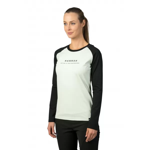  Tricou de damă cu mâneci lungi HANNAH PRIM ALBASTRU ZORI/ANTRACIT 