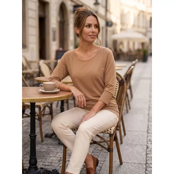  Tricou dama cu maneci 3/4 SAM 73 SELMA WT 896 DE AUR 