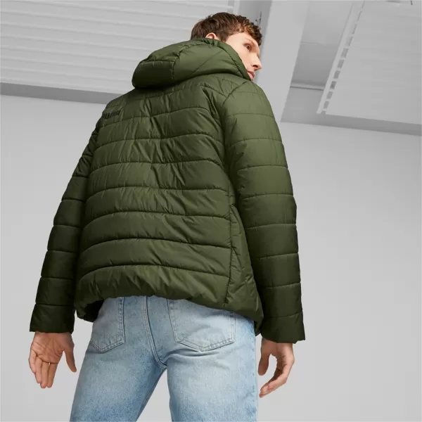  Jachetă pentru bărbați PUMA ESS HOODED PADDED JACKET 848938-31 VERDE 