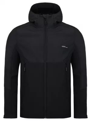 Jachetă softshell pentru bărbați LOAP LUPP XLM2303 NEGRU