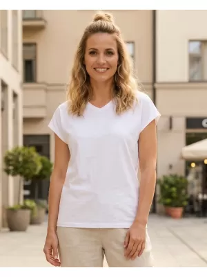 Tricou de damă SAM 73 VITANI WT 898 ALB