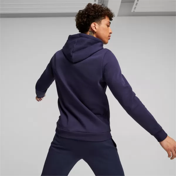  Hanorac pentru bărbați PUMA ESS+ LOGO LAB HOODIE FL 675919-06 ALBASTRU 